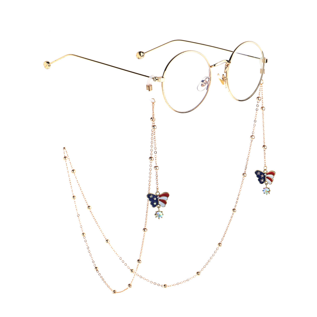 Decorative Butterfly Eyewear Chain Bowlift