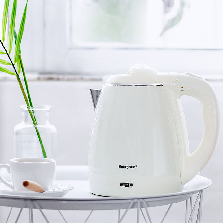 Electric Kettle with Hidden Base and Dual-layer Insulation Bowlift