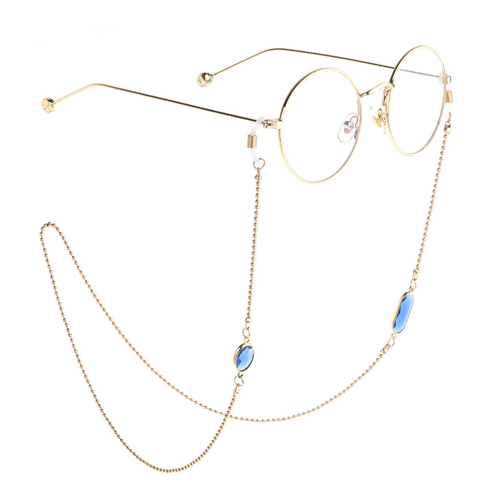 Elegant Blue Stone Necklace Bowlift