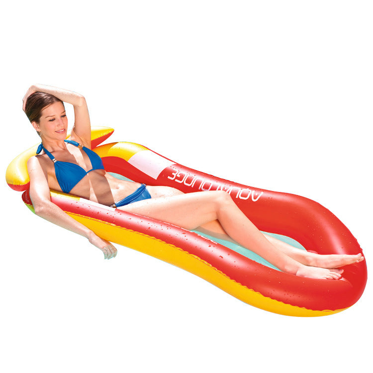 Women's Inflatable Relax Lounger with Grip Handle Bowlift