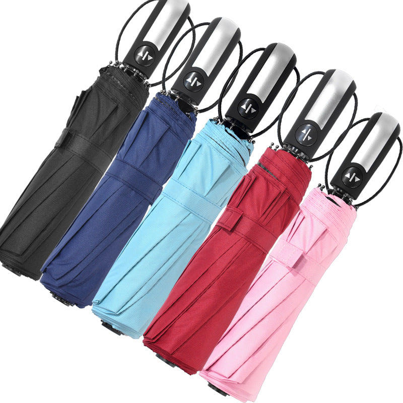 Women's sturdy automatic umbrella with large canopy Bowlift