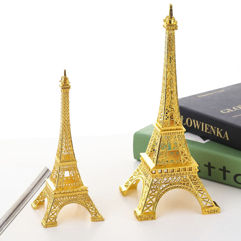 Miniature Parisian Landmark Desk Ornaments with Metallic Finish Bowlift