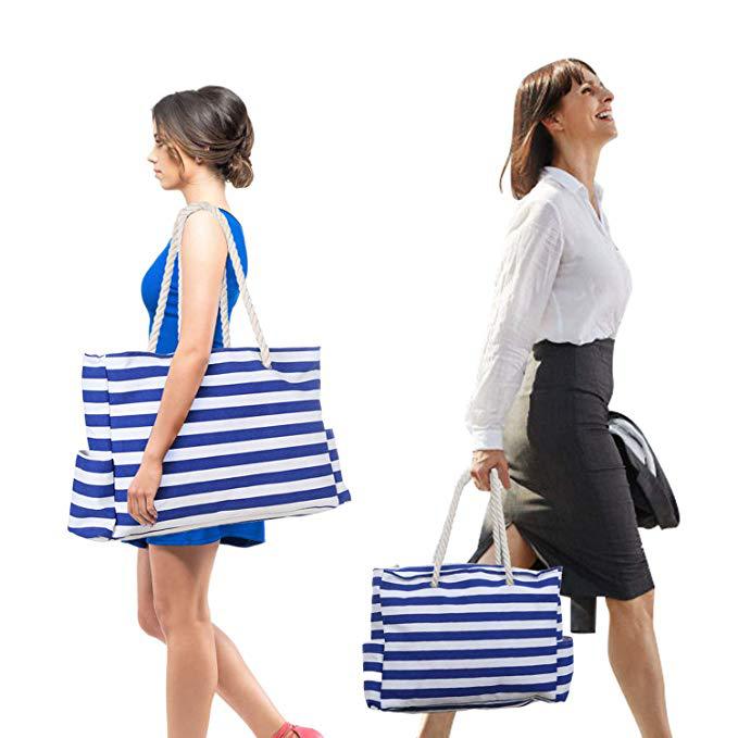Durable beach bag with extra large storage space and practical side pockets Bowlift