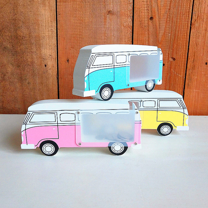 Vintage Bus-Shape Piggy Bank