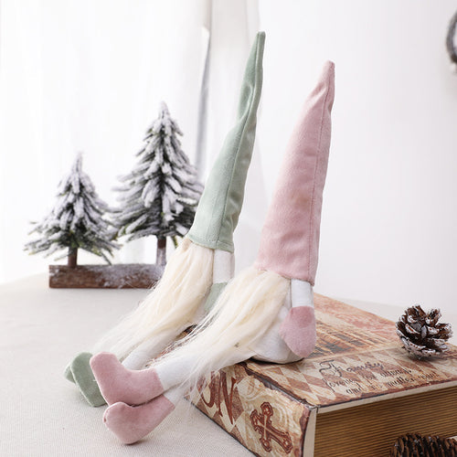 Whimsical Plush Gnome Figurine