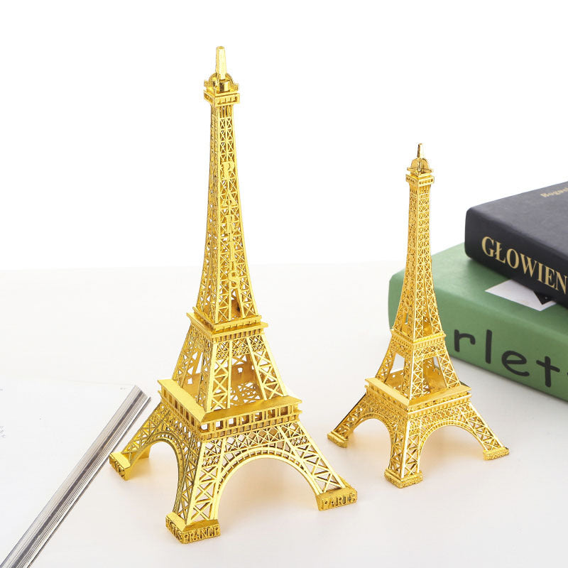 Miniature Parisian Landmark Desk Ornaments with Metallic Finish Bowlift