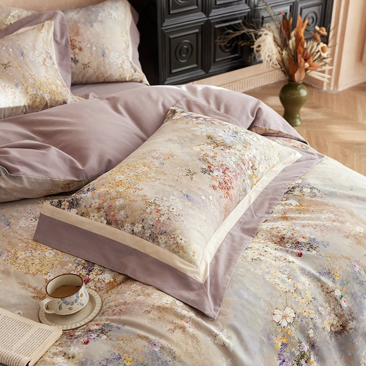 Cotton bedding set, 100s, long staple, brushed