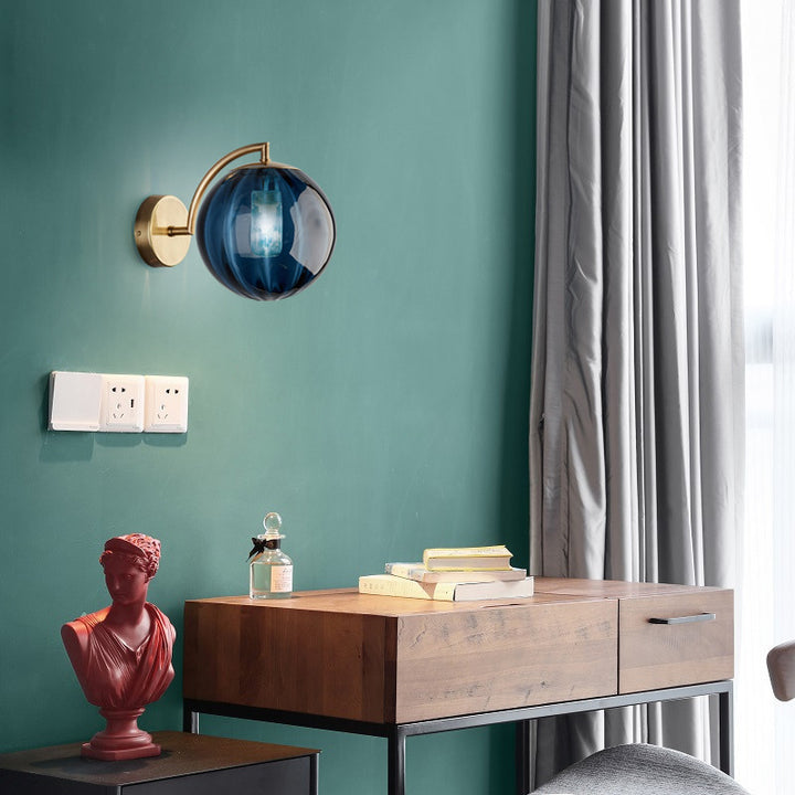 Artistic Globe Wall Sconce