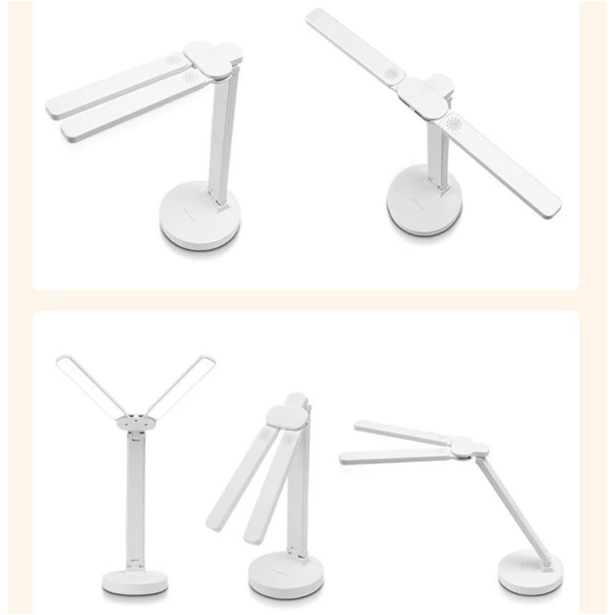 BowLift | Adjustable Reading Lamp - Rechargeable Dimmable with Phone Table