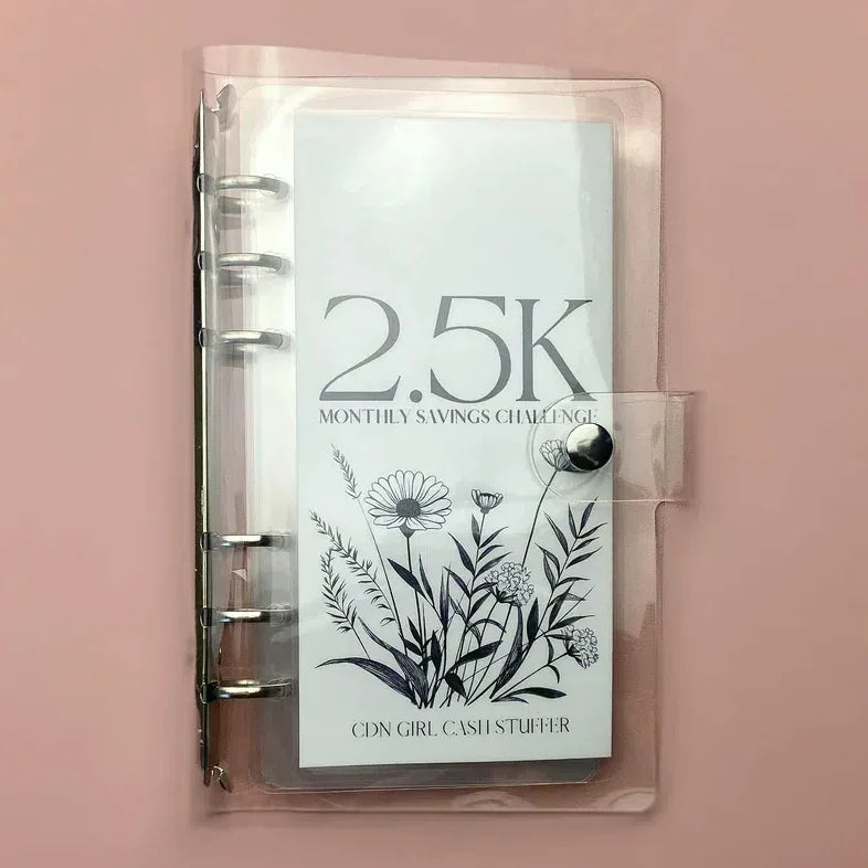 BowLift | 12-Month Envelopes Money-Saving Challenges Binder