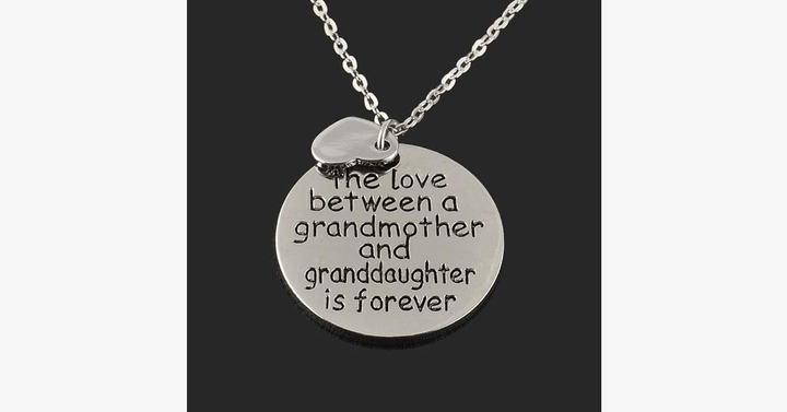 BowLift | The love between a grandmother and granddaughter is forever necklace