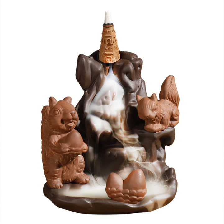 Playful Forest Creatures Incense Burner