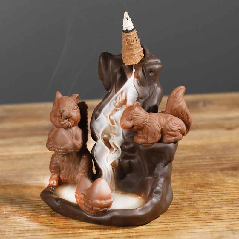 Playful Forest Creatures Incense Burner