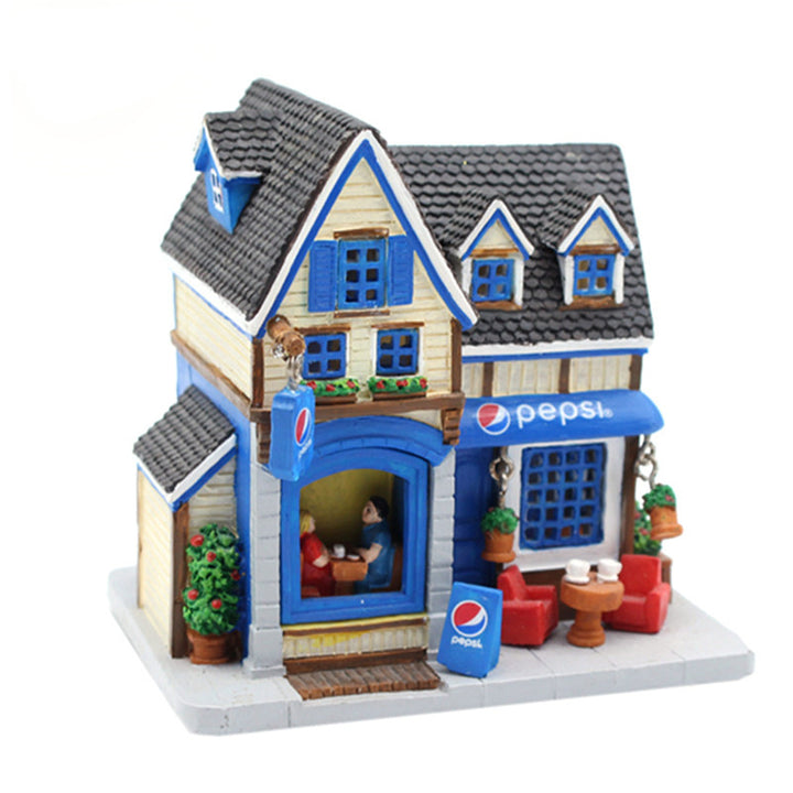 Artistic Miniature Cafe Figurine