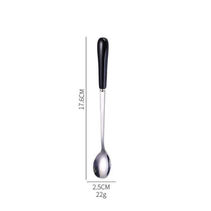 Ergonomic teaspoon with non-slip handle Bowlift