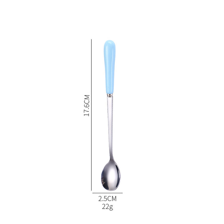 Ergonomic teaspoon with non-slip handle Bowlift