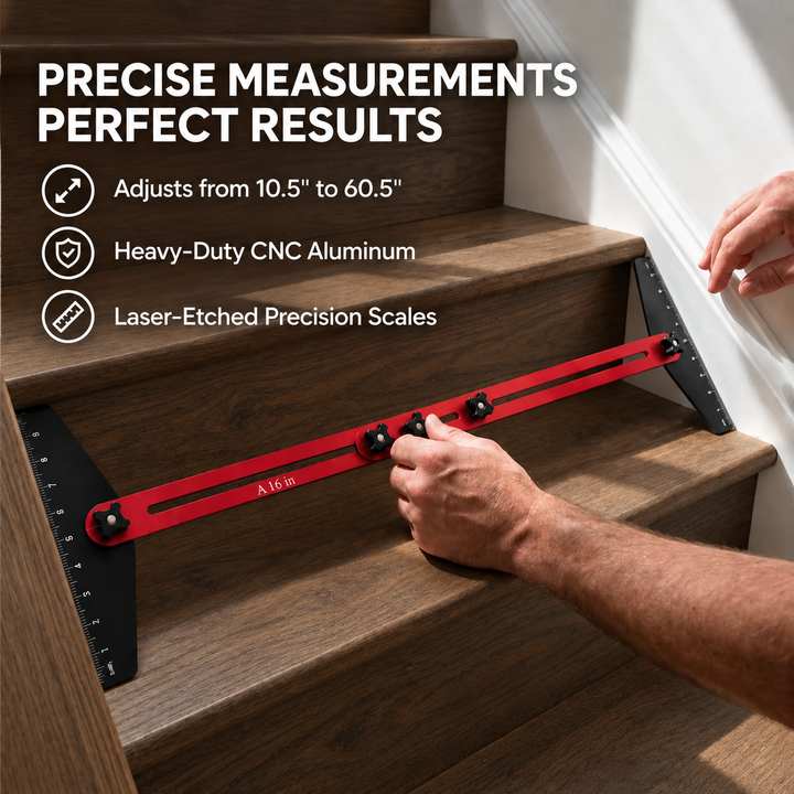 BowLift | Rigid Aluminum Stair Gauge