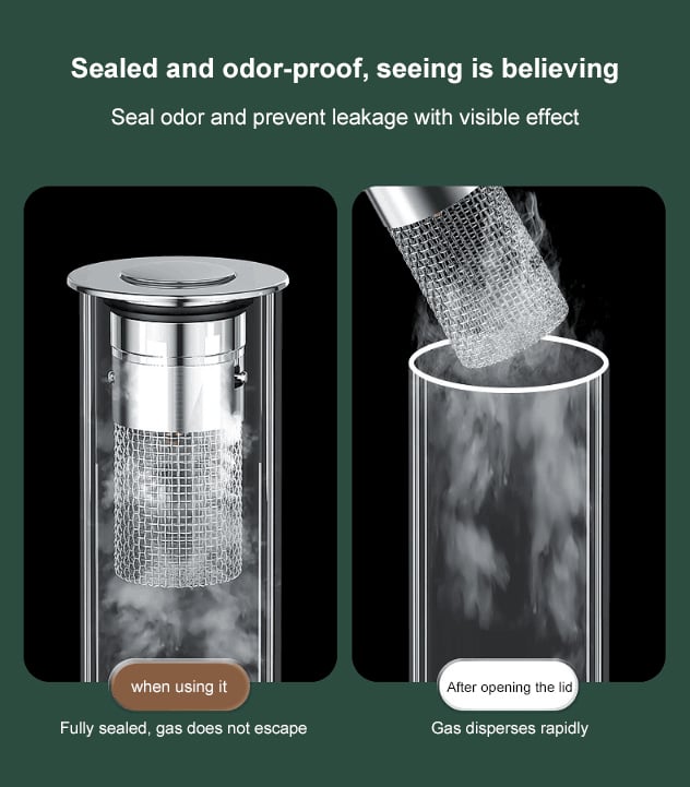 BowLift | Isolate odor and prevent cockroaches-Stainless Steel Floor Drain Filter