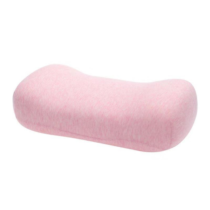 Ergonomic Contoured Memory Foam Travel Neck Pillow with Removable Striped Cover Bowlift