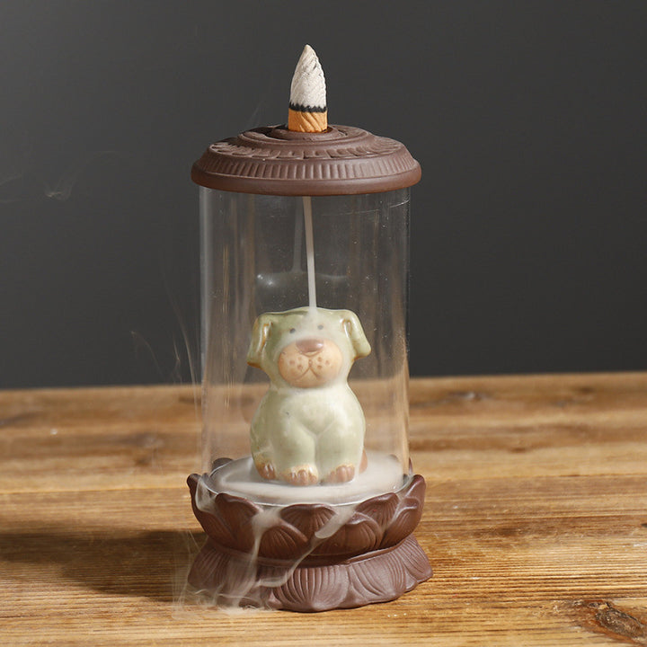 Artistic Buddha-Themed Incense Holder
