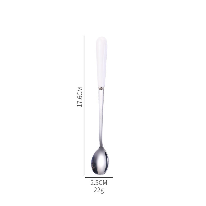 Ergonomic teaspoon with non-slip handle Bowlift