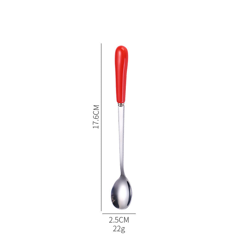 Ergonomic teaspoon with non-slip handle Bowlift