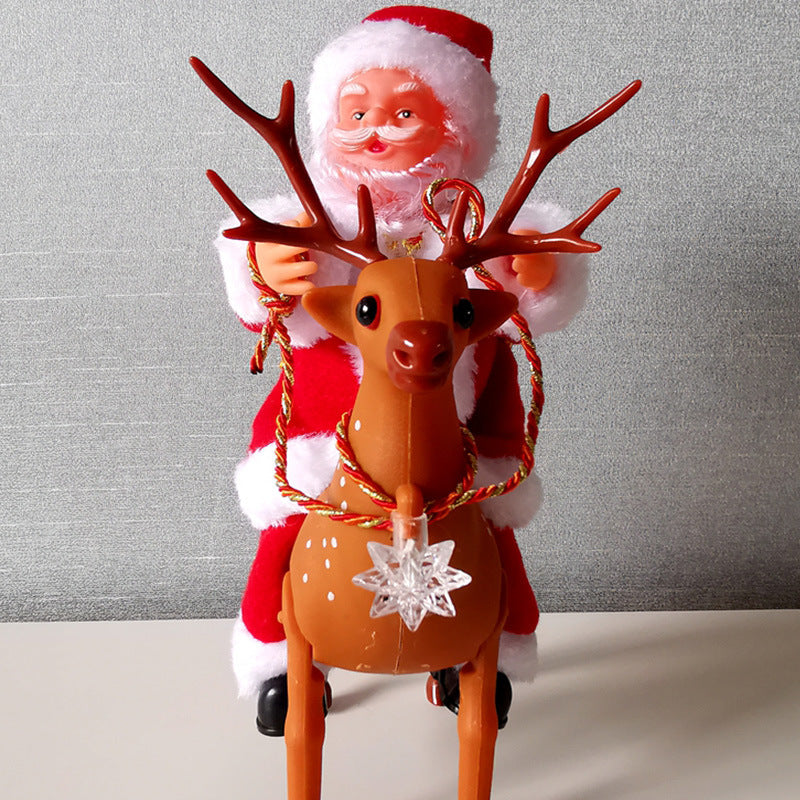 Decorative Santa Claus with reindeer