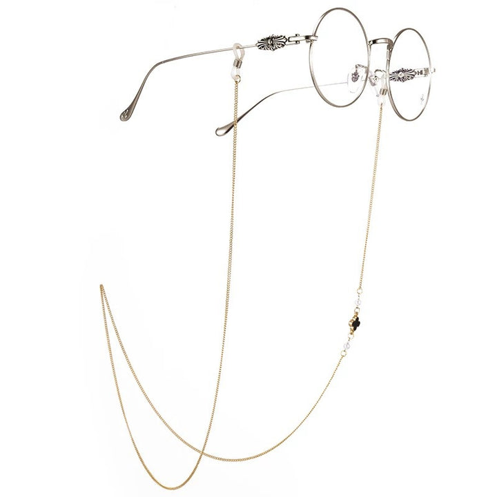 Elegant Layered Eyewear Chain Bowlift