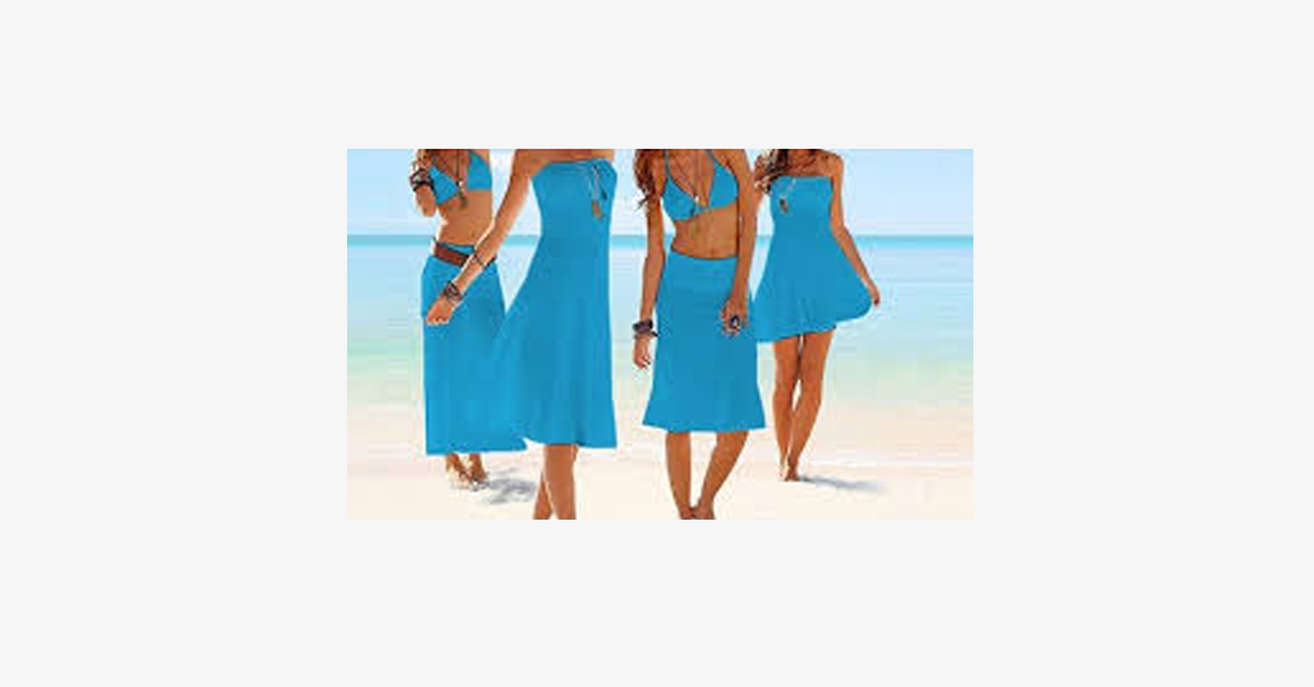 BowLift | 4-in-1 Strapless Beach Dress - Various Colors