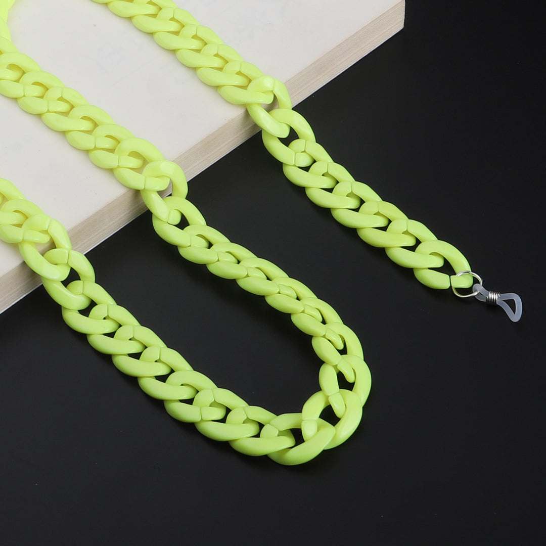 Vibrant Acrylic Eyewear Chain Bowlift
