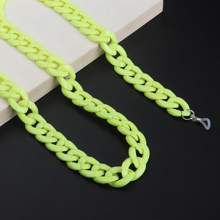 Vibrant Acrylic Eyewear Chain Bowlift