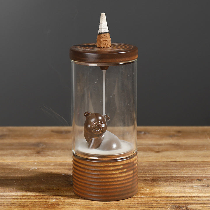 Decorative Cat-Theme Incense Burner