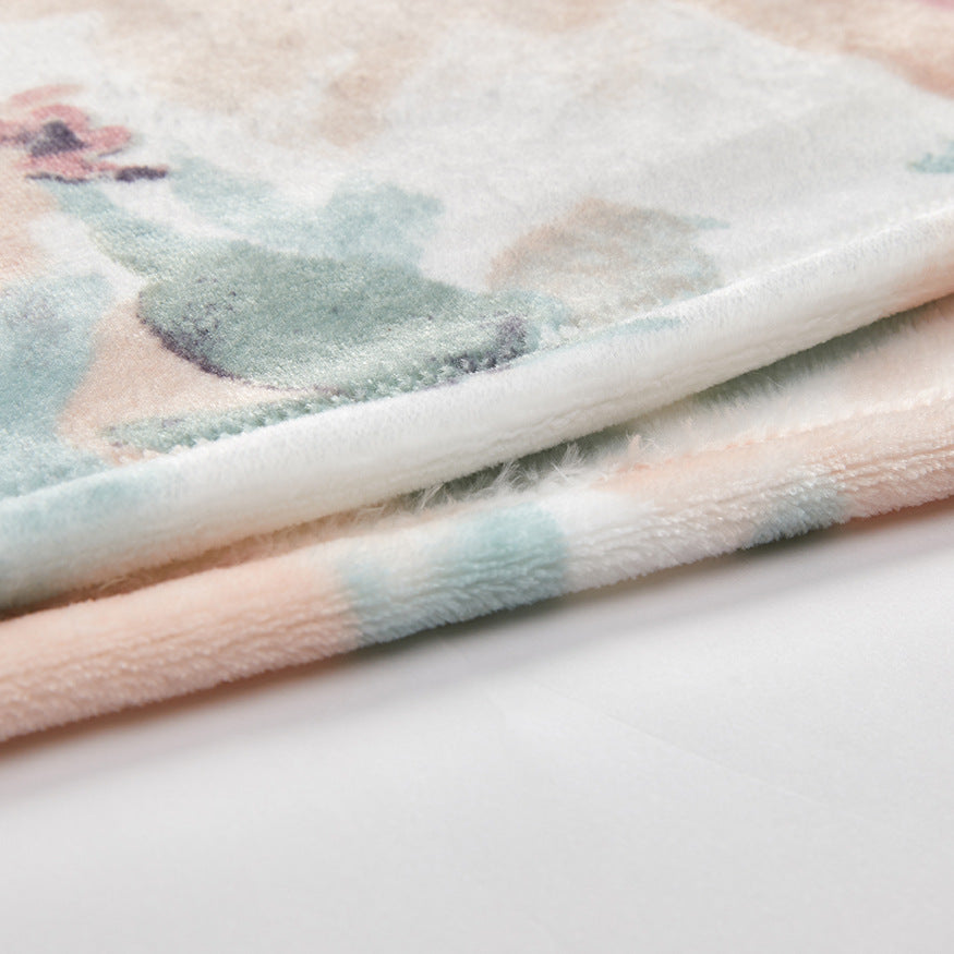 Oversized Fleece Throw Blanket