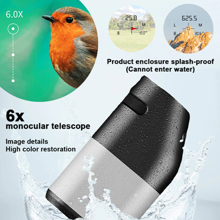 Monocular Pro Vision  Laser Rangefinder Telescope | Bowlift