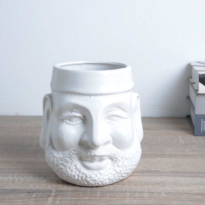 Decorative Plant Pot with Face Bowlift