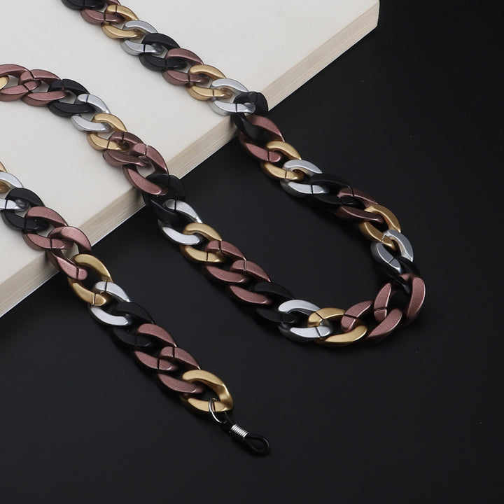 Vibrant Acrylic Eyewear Chain Bowlift