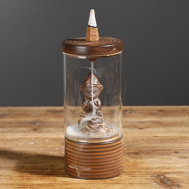 Decorative Cat-Theme Incense Burner