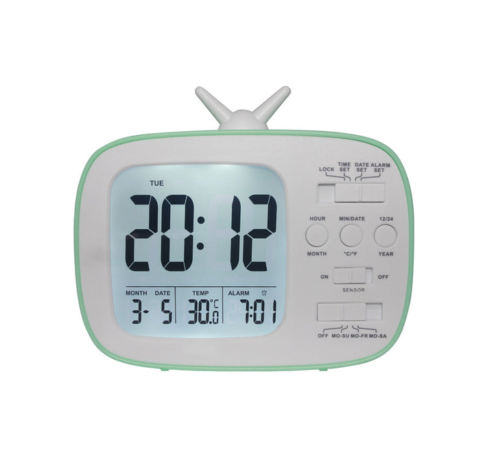 Digital Thermometer Alarm Clock Bowlift