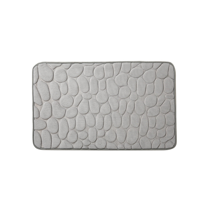 Luxury Soft Pebble Texture Bath Mat Bowlift