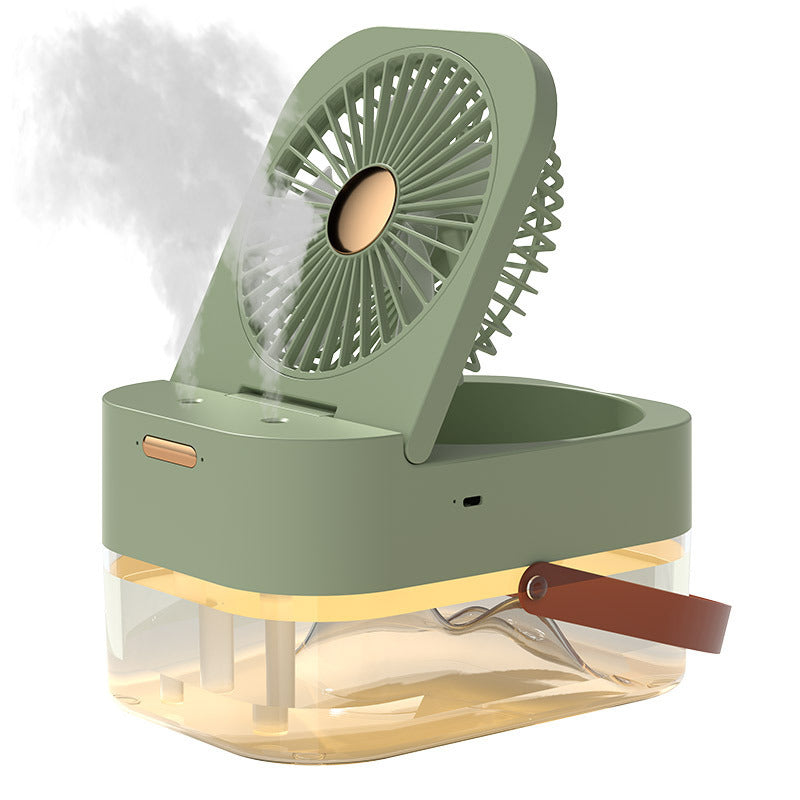 Portable Spray Fan With Night Light | Bowlift