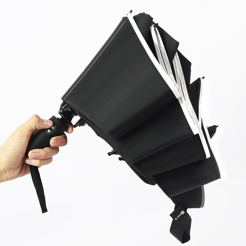 Women's automatic umbrella with reflective safety technology Bowlift