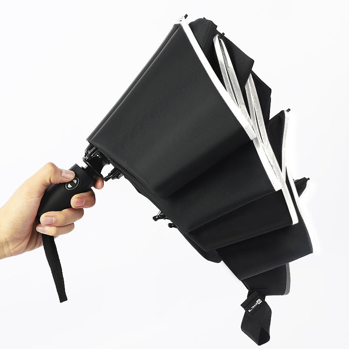 Women's automatic umbrella with reflective safety technology Bowlift