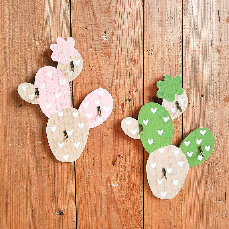 Cactus Wall Hook Decor