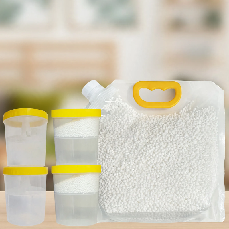 Calcium chloride granules for moisture absorption