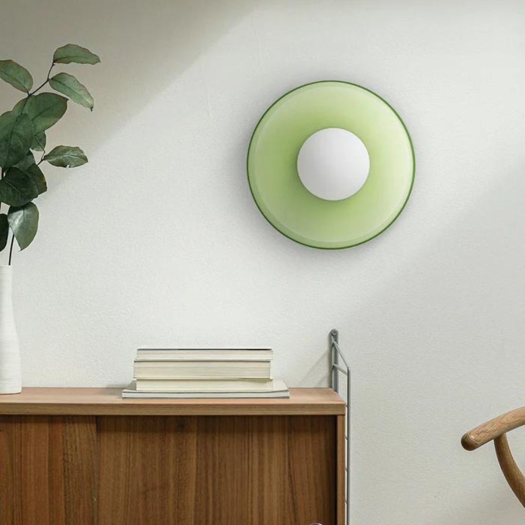 Round Ceiling Lamp with Stylish Functionality - LumiSphere | Bowlift