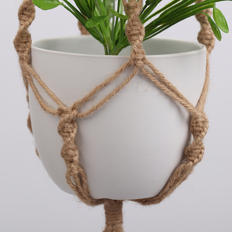 Macramé Plant Hanger with Artistic Design Bowlift