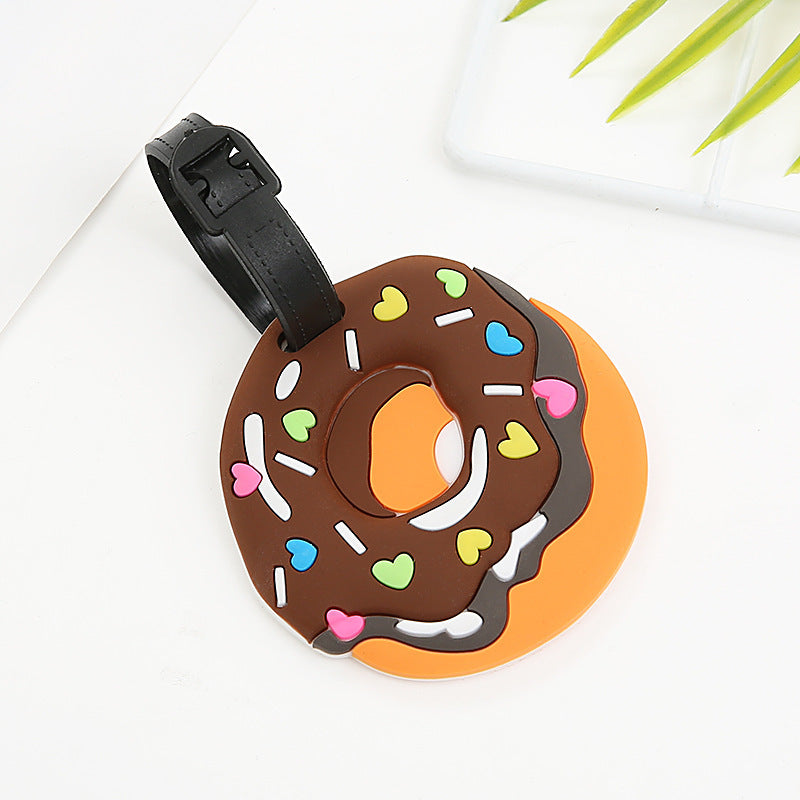 Unisex luggage tag in sweet donut design Bowlift