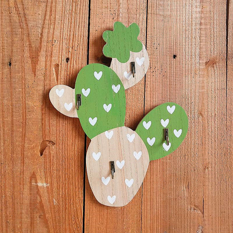 Cactus Wall Hook Decor