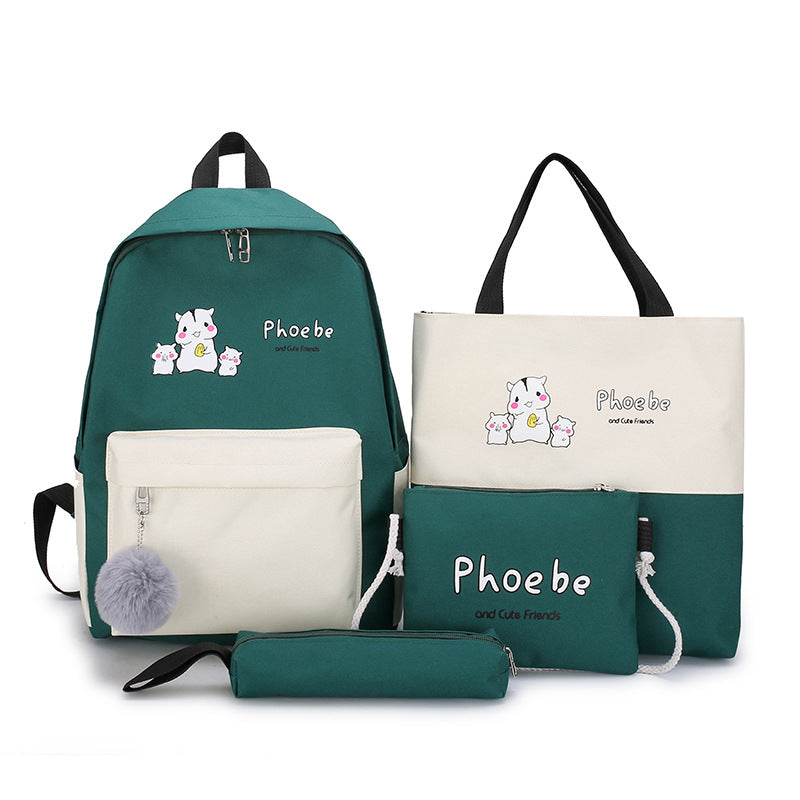 5-Piece Animal Motif Bag Set Bowlift
