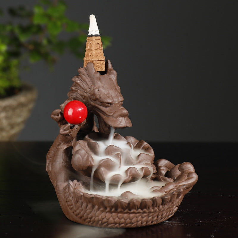 Decorative Dragon Theme Incense Holder